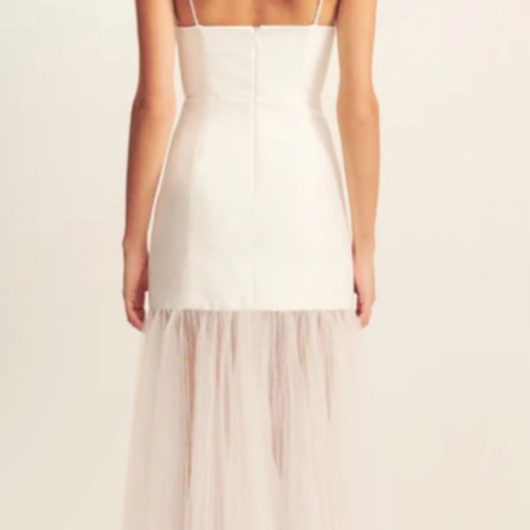 Calcite Contrast Square Neck Maxi Dress - Size 2 - Picture 4 of 6